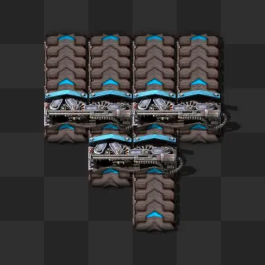 In-game render of the 1 to 4 balancer blueprint