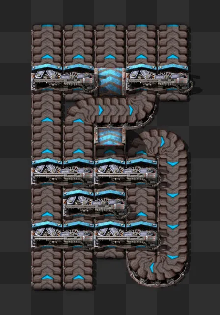 In-game render of the 2 to 5 balancer blueprint