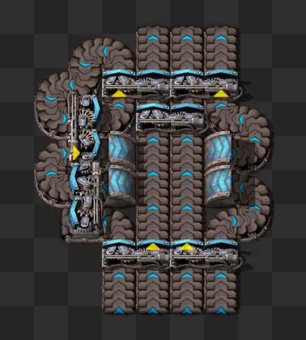 In-game render of the 4 to 3 balancer blueprint