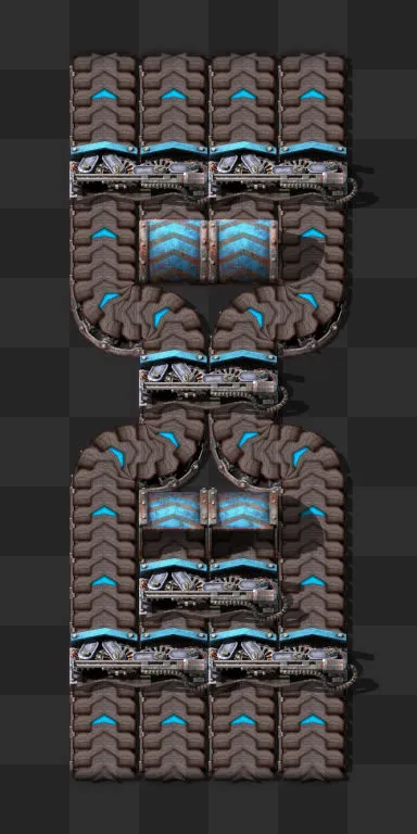 In-game render of the 4 to 4 balancer blueprint
