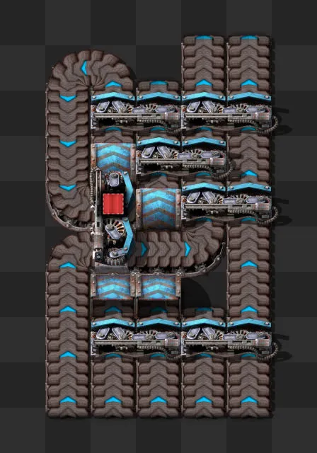 In-game render of the 5 to 2 balancer blueprint