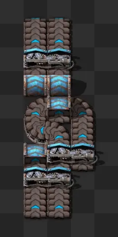 In-game render of the 2 lane balancer blueprint