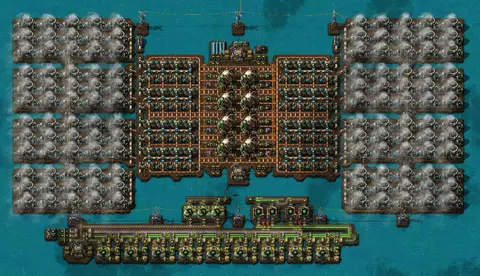 Image of the tinn 8-Core 640 MW nuclear plant blueprint
