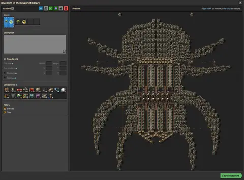 Image of the Aradnid Spider Reactor nuclear plant blueprint