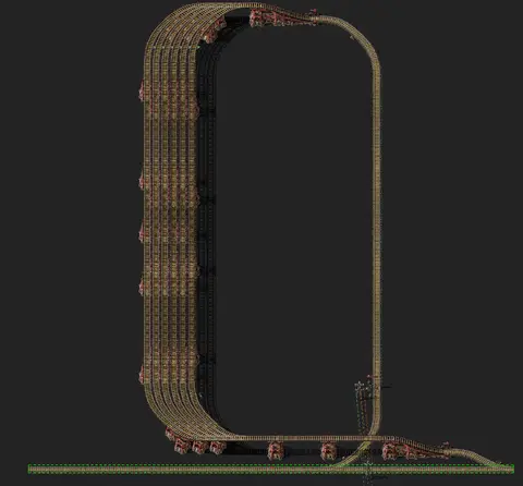 Image of the Compact Train Stacker blueprint